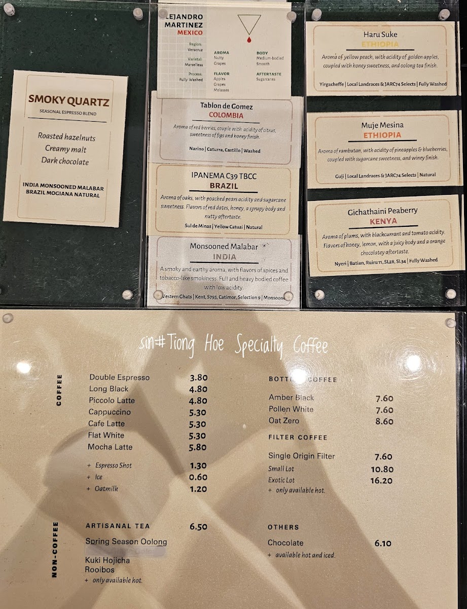 Menu - Tiong Hoe Specialty Coffee photo 5